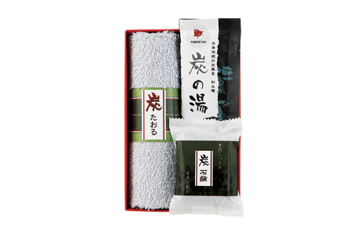 炭入浴セット　炭しぐれ52